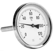 Termometër bimetalik Afriso BITH 100 Ø=100mm 0-120°C 1/2" Cl. 2.0 - 1
