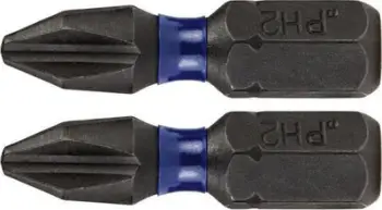 Bit kaçavideje Irwin Impact Pro PH2, 25mm, set 2 copë