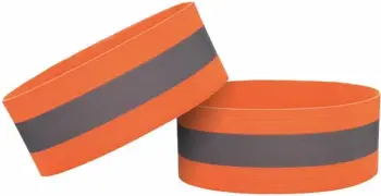 Shirit reflektues Hurtel 4 cm me mbyllje Velcro portokalli