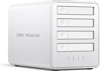 Enklavë ruajtjeje DAS Orico 8848RC3 4-slote 2.5" HDD/SSD USB-C 10 Gbps 32 TB 7 RAID bardhë