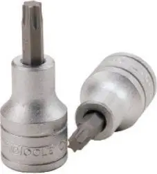 Bit prizë Torx Teng Tools T20, 1/2", 55mm, argjendtë