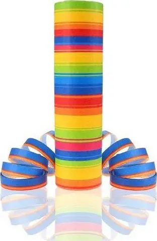 Dekor letre Godan Colorful Rainbow Serpentine, set 18 role, 4m, shumëngjyrësh