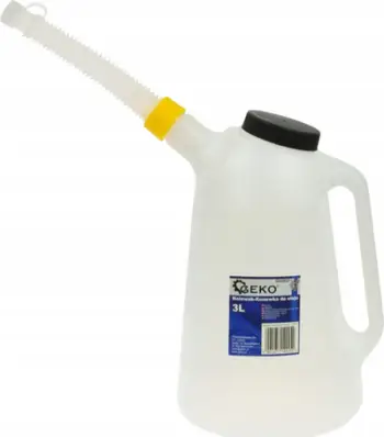 Enë vaji GEKO, 3L, polietilen, me grykë fleksibile