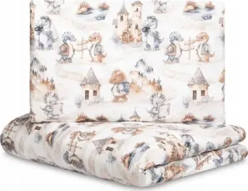 Set shtroja bebe DRAGONS JEANS, 2 pjesë, 100x135 cm, shumëngjyrësh