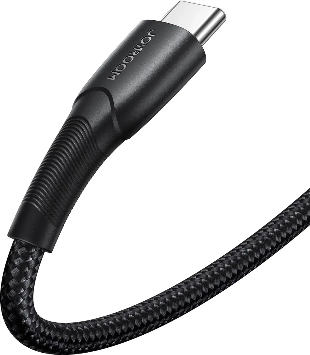 Kabllo USB-C në USB-C Joyroom Starry Series SA32-CC3, 1m, 60W, e zezë - 2