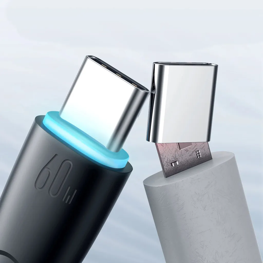 Kabllo USB-C në USB-C Joyroom Starry Series SA32-CC3, 1m, 60W, e zezë - 9