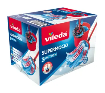 Set shtupë dhe kovë Vileda Supermocio 3ACTION