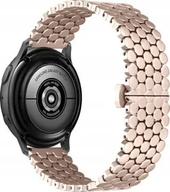 Rrip ore Beline Honeycomb, 20mm, metal, rozë gold