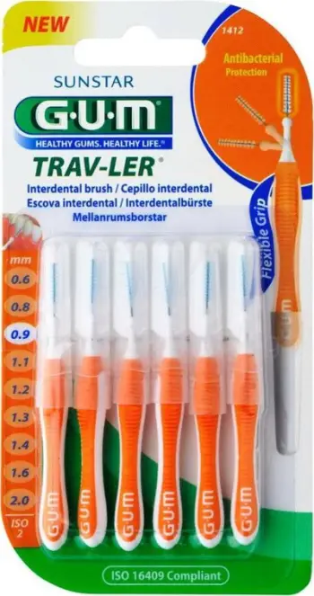 Furça ndërdentare Sunstar GUM Trav-Ler 1412, set 6 copë