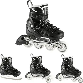 Patina Roller Nils Extreme NH10905, teh i ndërrueshëm, e rregullueshme 39-42, e zezë