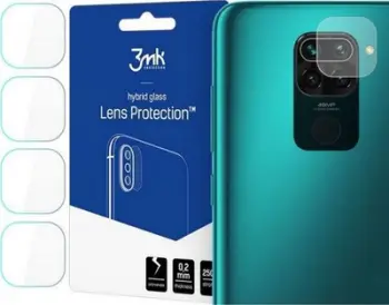 Xham mbrojtës për lente 3MK Lens Protect për Xiaomi Redmi Note 9, 4 copë