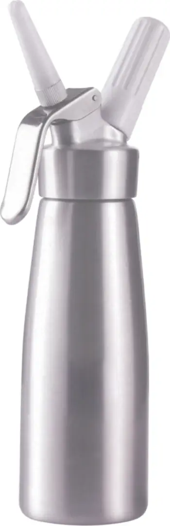 Set sifonë për ajkë të rrahur, 2 copë, 500 ml, 3 gryka