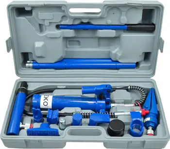 Shpërndarës hidraulik GEKO, 4T, me kuti plastike, blu