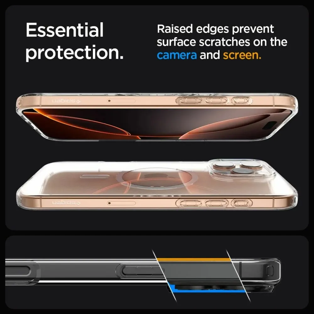 Mbrojtëse për celular iPhone 16 Pro Spigen Liquid Crystal MagSafe, transparente - 3