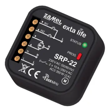 Kontrollues roletash Zamel SRP-22, radio, dykahor, i bardhë
