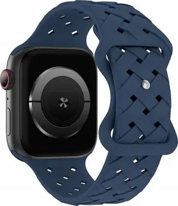 Rrip ore Beline për Apple Watch, silikon i endur 42/44/45/49mm, blu e errët