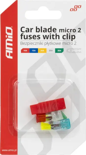 Set siguresash automatike AMiO Automotive Micro 2 Blade, MIX, me pincë heqëse