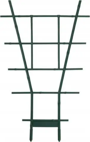 Mbajtës për bimë Koopman Fan Trellis, rrjetë ngjitëse, 38x24 cm, jeshil