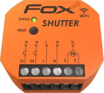 Kontrollues roletnash F&amp;F Wi STR1S2 P, 230V, smart Wi Fi, i bardhë