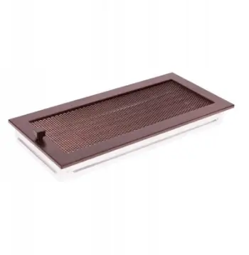 Grilë oxhaku Hearth Old Copper, me louver, 17 x 37 cm, bakër i vjetër