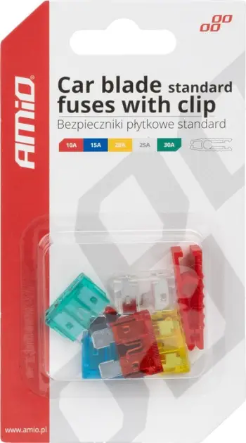 Set siguresash blade AMiO Automotive MIX, 5 copë, me puller