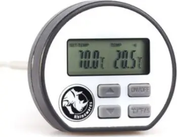Termometër digjital për qumësht Rhinowares, -50 deri 250°C, ekran LCD