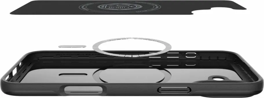 Mbështjellës për iPhone 16 Plus Spigen Thin Fit MagSafe, i zi - 2