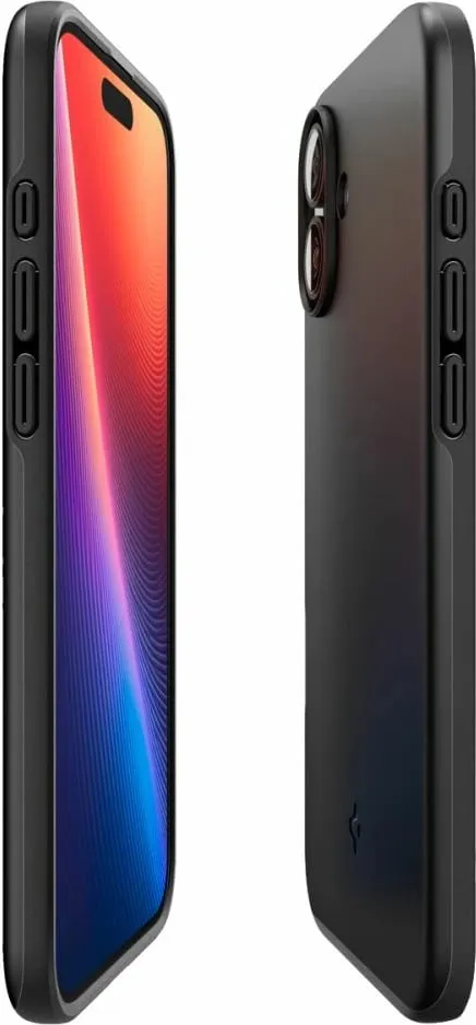 Mbështjellës për iPhone 16 Plus Spigen Thin Fit MagSafe, i zi - 4