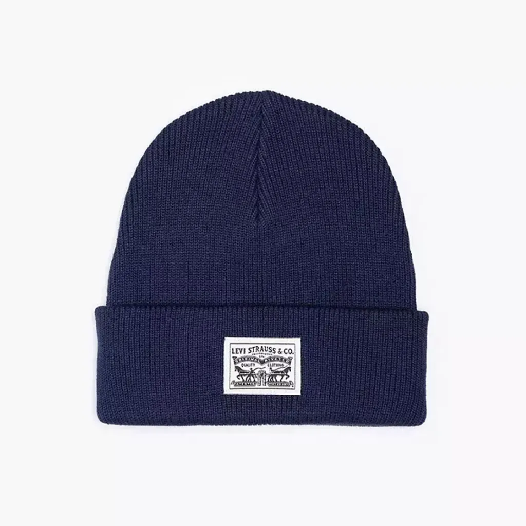 Kapelë LEVIS BACKPATCH BEANIE DRESS BLUES - 2