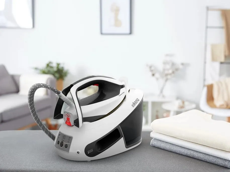 Hekur me avull, Tefal, SV8130E0 Express Power, 2800W 6.5 bar 1.8L, bardh e zi - 6