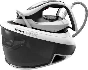 Hekur me avull, Tefal, SV8130E0 Express Power, 2800W 6.5 bar 1.8L, bardh e zi