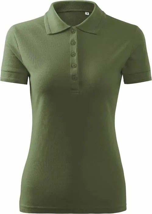 Maicë polo Malfini femra, khaki - 2