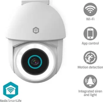 Kamerë IP iGET Homeguard HGWIP222, dy lente, audio, IR night vision, e bardhë