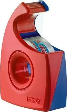 Shpërndarës shiriti Tesa Easy Cut, deri 33m 19mm, i kuq blu, bosh