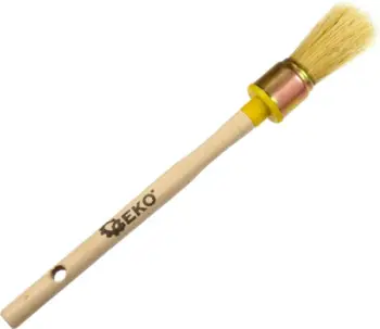 Furçë boje GEKO Ttec Round, 20 mm, dorezë druri