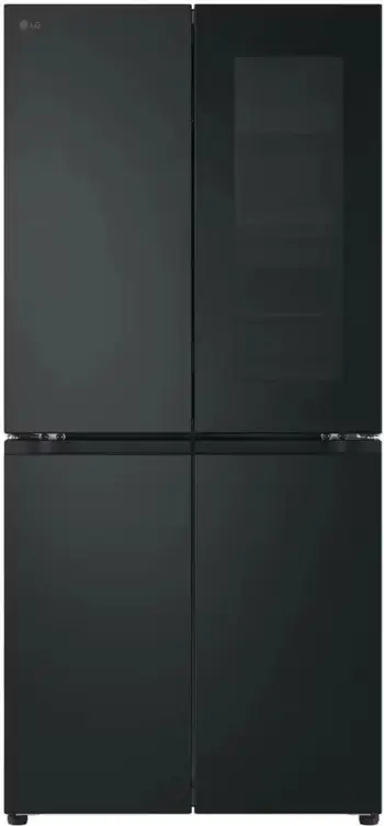 Frigorifer side by side, LG, GMV860EPDE, 530 L, 179x83.5 cm, InstaView, Wi‑Fi ThinQ, ngjyrë e zezë