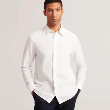 Këmishë TED BAKER LS Regular Linen Shirt