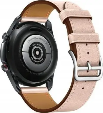 Rrip ore Beline Strap Watch, 20mm, lëkurë Hermes, rozë
