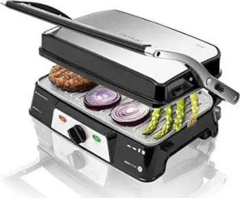 Grill elektrik Cecotec Rock n Grill 1500 Take and Clean Stone, 1500W, pllaka të lëvizshme, gri