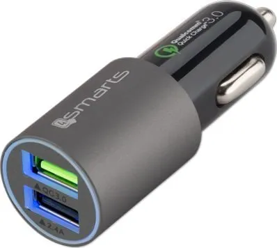 Karikues makine 4smarts Rapid, Quick Charge 3.0, gri mat - 1
