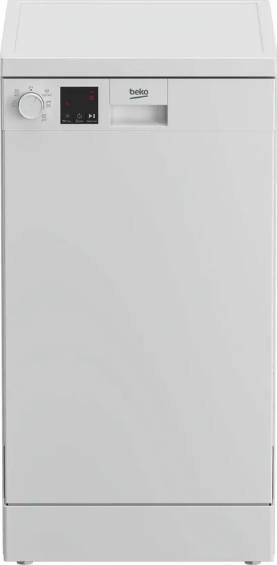 Enëlarëse Beko DVS05024W, 45cm, 10 sete, e bardhë - 1
