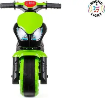 Motor lodër Technok 5774, pa pedale, për fëmijë 2+, jeshile e zezë