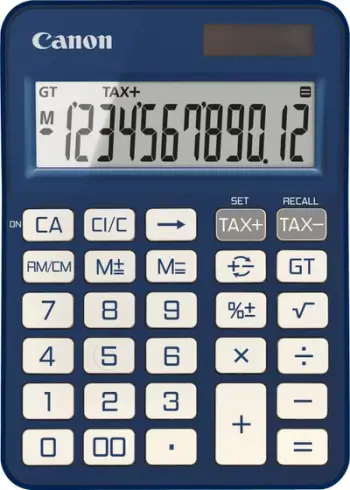 Makineri llogaritëse shkencore Canon KS-125KB-BL, ekran i madh, energji dyshe, blu