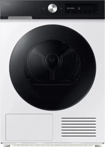 Tharëse rrobash, Samsung, DV90DB7845GEU4, 9 kg, Heat Pump, Klasa A, AI Control, Wi‑Fi, BESPOKE, e bardhë