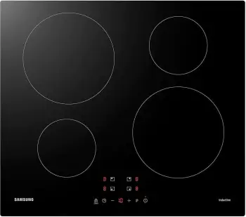 Pianurë induksioni Samsung NZ64M3NM1BB/OL 4 zona gatimi Power Boost Smart Touch, e zezë