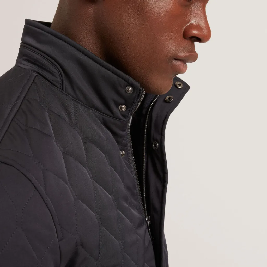 Jakne Regular Fit Diamond Quilted Coat - 6