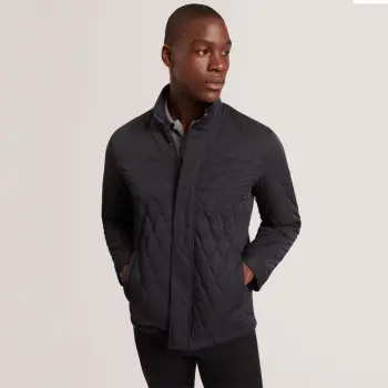 Jakne Regular Fit Diamond Quilted Coat