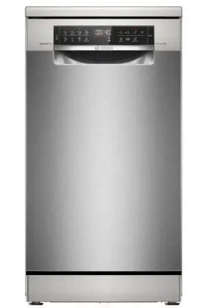 Lavastovilje Bosch Series 6 SPS6EMI21E, 45 cm, 10 sete, inoks kundër gjurmëve