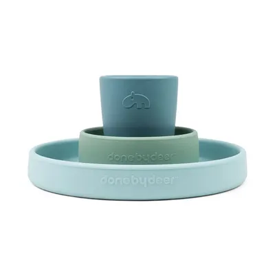 Set silikoni - Happy Clouds Blue - 2