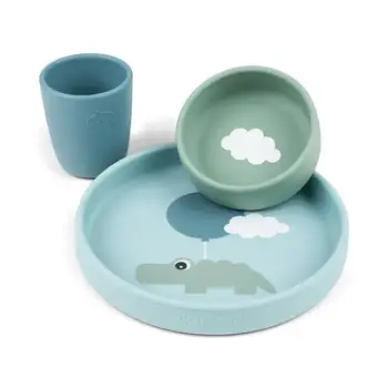 Set silikoni - Happy Clouds Blue